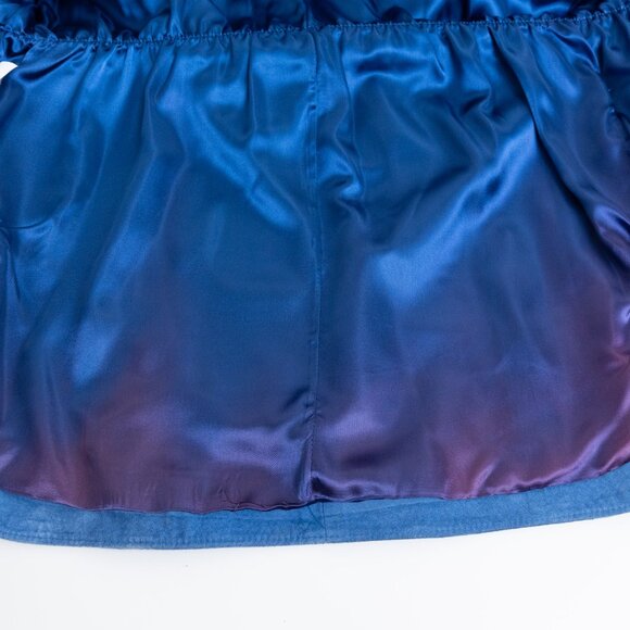 Vintage Danier Blue Suede Hooded Anorak Jacket XS - Picture 14 of 16